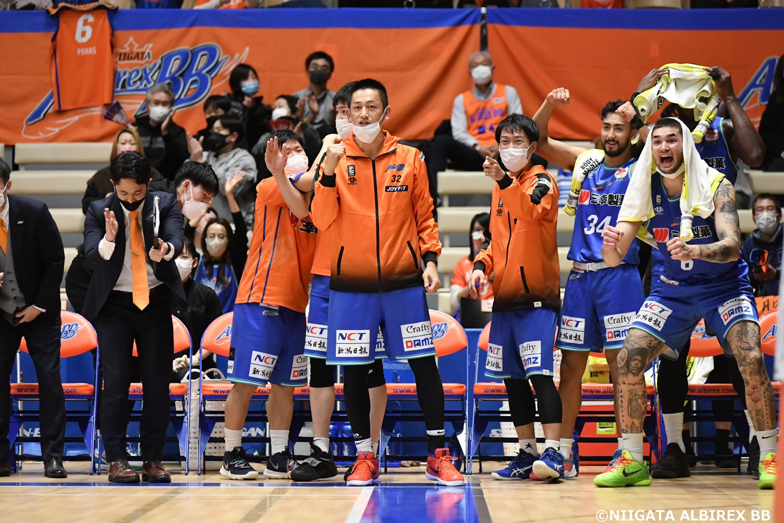 納見悠仁選手　新潟アルビレックスBB ウエア HS09 【納見悠仁/新潟アルビレックスBB】BBM2021 B.LEAGUE2020